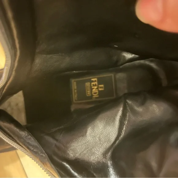 Authentic rubber spellout Fendi Women's Black Ankle Boots size 7 - Picture 5 of 5